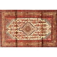 thumbnail image 1 of Ahgly Company Indoor Rectangle Traditional Sand Brown Persian Area Rugs, 2' x 5', 1 of 6