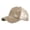 Khaki, variant on Womens Sun Hat Solid Colour Broken Holes Washed Net Tongue Screen Caps for Women,Black,One Size
