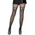thumbnail image 2 of YooGuoGuo Womens Vintage Fishnet Lace Tights Hosiery, Floral Vine, Queen US, 2 of 7