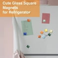 thumbnail image 2 of Fridge Magnet,Square Whiteboard Magnets for Office and Classroom,Colorful Decorative Magnets for Kitchen and Locker,Cute Refrigerator Magnets,24 Pcs,0.59 Inch, 2 of 8