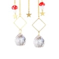 thumbnail image 2 of Campanas De Viento Atrapasueños de cristal K9 creativo con estrella de cinco puntas (rojo) Ndcxsfigh Libre de BPA, 2 of 6