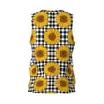 thumbnail image 2 of Rocae Sunflowers for Men's Basketball Jersey Lightweight and Breathable Athletic Tank Top,Quick-Drying Sports Jersey X-Large, 2 of 9
