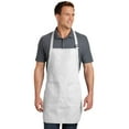 thumbnail image 4 of Personalized Apron Add a Name Embroidered Design Add Your Own Name Full-Length Apron with Two Pockets 22"(W) x 30"(L) (White), 4 of 4