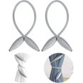 thumbnail image 5 of 2 Pcs Curtain Tiebacks DIY Creative Modeling Curtain Holdbacks Hand Knitting Curtain Clips for Home Office Window Decoration, 5 of 5