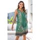 thumbnail image 2 of Vestido ETCYY, vestidos de verano para mujer 2025, cuello en V, sin mangas, estampado floral, 2 of 8