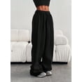 thumbnail image 6 of Women's Casual Loose Plain Drawstring Waist Sweatpants with Pockets, 6 of 6