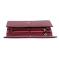 thumbnail image 5 of Women Long Wallet Large Capacity PU Leather Fashionable Lady Purse for Bills Cards Coins Wine Red, 5 of 5