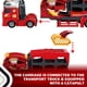 thumbnail image 4 of Camión Transportador con Pista de Carreras y 12 Coches de Fundición BuddyBight, 4 of 7