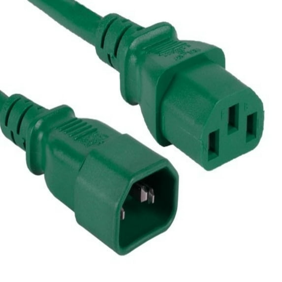 SANOXY Cables and Adapters; 6ft 18 AWG Computer Power Extension Cord IEC320 C13 to IEC320 C14, Blue