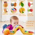 thumbnail image 4 of INvench Baby Toys 6-12 Months,Musical Caterpillar Toy Crinkle Rattle Soft Educational Toy Sensory Toys for Toddlers, 4 of 10