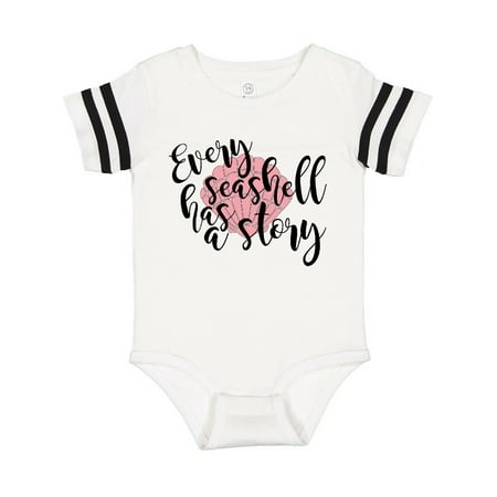 

Inktastic Every Seashell Has a Story Gift Baby Boy or Baby Girl Bodysuit