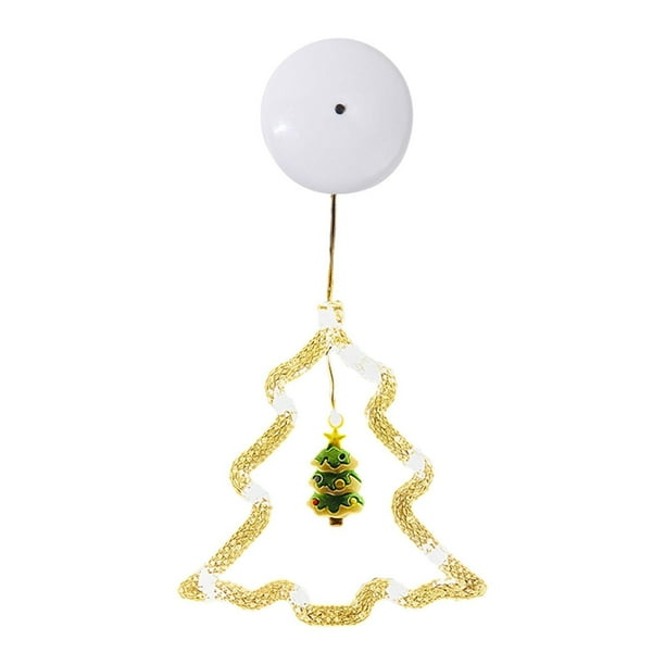 Adorno navideño, luz navideña para ventana, ligero, bonito, 3 modos, ajustable, para colgar. Árbol de Navidad