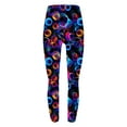 thumbnail image 4 of Aueoeo Women Printed Leggings Graphic Colorful Cute High Waisted Pants Workout Gym Running Exercise Yoga Pants, 4 of 4