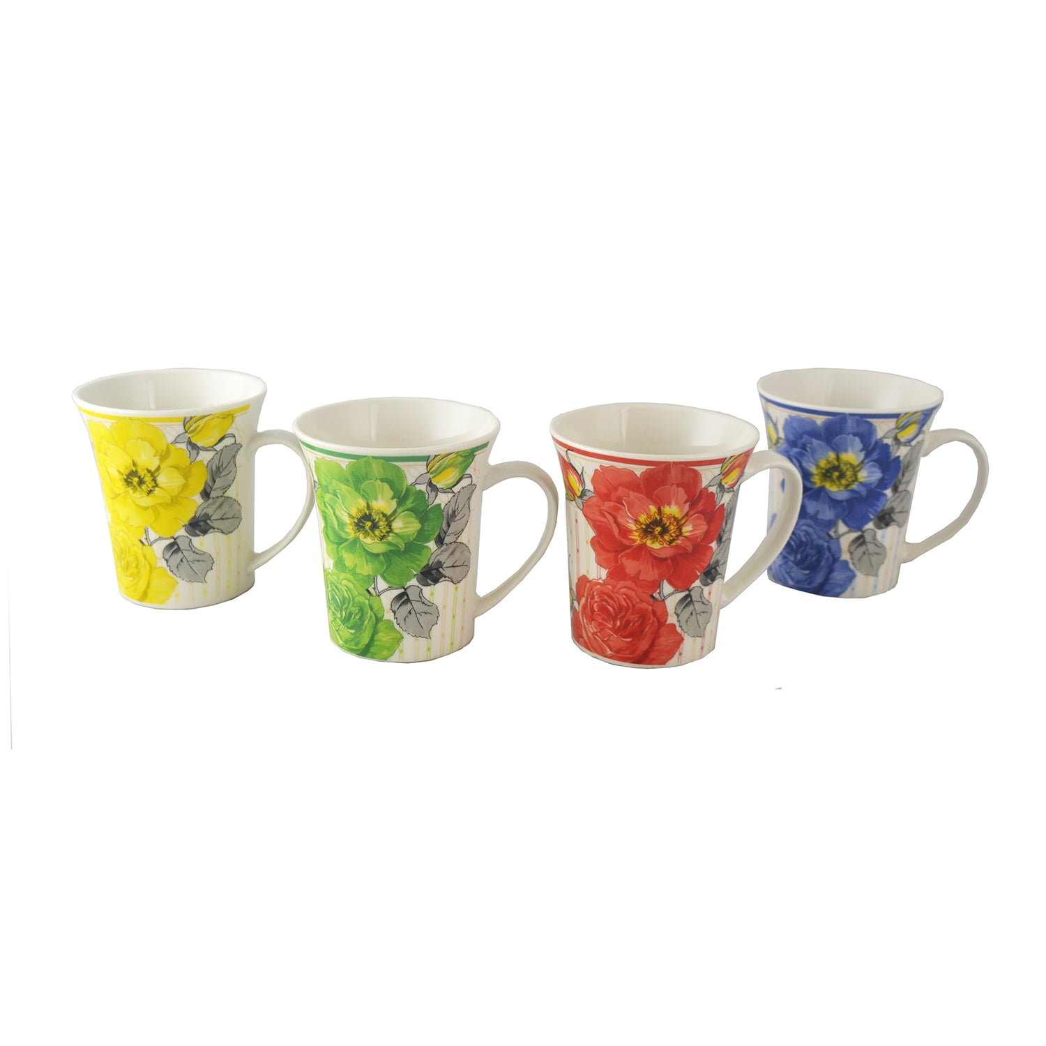 Könitz Cats and Birds Mug Coffee Mug Coffee Cup Mug White Black 425 ML 