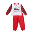 thumbnail image 2 of goowrom Kids Cartoon Car Print O-Neck Long Sleeve Tops+ Solid Color Long Pants, 2 of 6