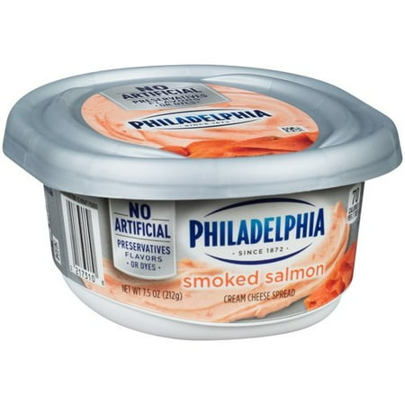 Philadelphia Smoked Salmon Cream Cheese Spread, 8 oz  Walmart.com Philadelphia Smoked Salmon Cream Cheese Spread, 8 oz  Walmart.com
