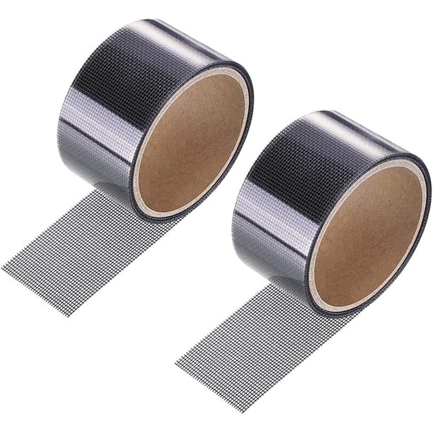 2 Cinta adhesiva para reparación de pantallas, cinta adhesiva de fibra de vidrio para reparación de pantallas Cinta adhesiva para reparación de parches de fibra de vidrio Reparación de mosquitera para evitar la entrada de insectos esquí esquí Gafas de esquí