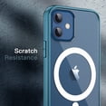 thumbnail image 6 of JETech Magnetic Case for iPhone 12 Mini 5.4-Inch Compatible with MagSafe Wireless Charging, Shockproof Phone Bumper Cover, Anti-Scratch Clear Back (Navy), 6 of 7