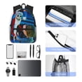 thumbnail image 4 of Goofa The Nightmare Before Christmas Pattern Casual Backpack – School Backpack Lightweight & Ergonomic Design, Water-Resistant, Spacious & Comfortable, Travel, 4 of 6