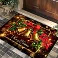 thumbnail image 2 of Christmas Doormat for Front Door, Red Absorbent Entryway Mat Non-Slip, Holiday Floor Carpet for Home Decor Indoor Outdoor Use(A), 2 of 5