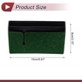 thumbnail image 4 of Estuche para Gafas de Sol de Coche Único Bargains Soporte Universal para Gafas de Sol ABS, Piedras de Rhinestone Verde 5.91"x3.15" 1 Pcs, 4 of 7