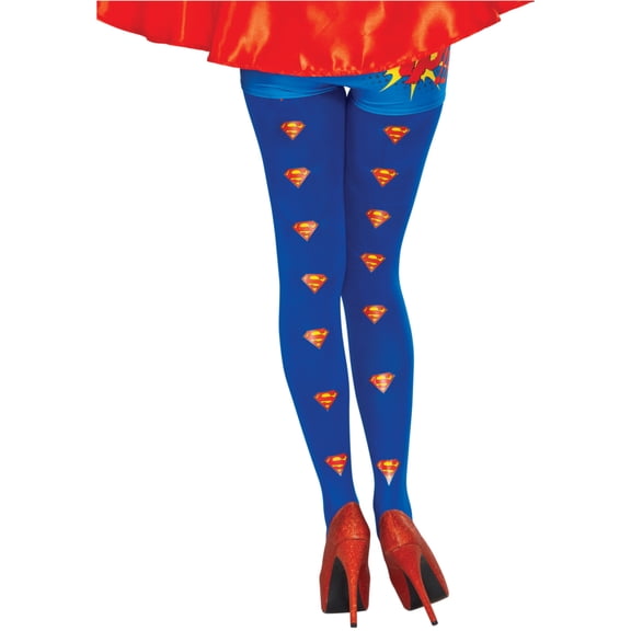 Adult's Womens DC Comics Superhero Supergirl Tights Costume Accessory