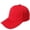 Red, variant on Pink Baseball Caps Blank Hat Solid Color Adjustable Hat