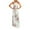 White, variant on Ichuanyi Woman Dress Womens Summer Print Boho Long Maxi Evening Party Beach Floral Long Dress