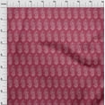 thumbnail image 3 of oneOone Cotton Cambric Carmine Red Fabric Geometric|Paisley & Floral Block Diy Clothing Quilting Fabric Print Fabric By Yard 56 Inch Wide, 3 of 4