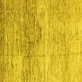 thumbnail image 1 of Ahgly Company Indoor Square Abstract Yellow Modern Area Rugs, 8' Square, 1 of 4