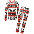 thumbnail image 2 of SSLR Family Matching Christmas Pajamas Sets Xmas Sleepwear Nightwear 2-Piece Pjs Tops+Pants, 2 of 8