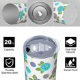 thumbnail image 4 of Pioneer Flower Floral Print Pattern 20oz Skinny Tumbler with Straw & Lid, Double Wall Vacuum Insulated Cup, Leak-Proof, Cup Holder Friendly, Hot 6H Cold 12H, 4 of 6