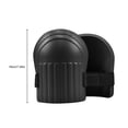 thumbnail image 3 of Linyer 1 Pair Knee Protection Pad Floor Construction Working Cleaning Tiling Flooring Moisture-proof Shock-proof Indoor Kneeling Black, 3 of 8