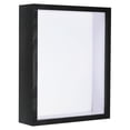 thumbnail image 1 of Unique Bargains 6x8 Shadow Box Frame Wooden Dried Flower Display Stand Floating Photo Frame Black, 1 of 7