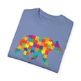 thumbnail image 3 of Mama Bear Autism Awareness Mental Health Mom Unisex Garment-Dyed T-shirt, 3 of 4