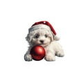 thumbnail image 4 of Christmas Car Decoration, Christmas Hanging Decorations, Cute Dog Series Acrylic Bag Computer Keychain and Car Rearview Mirror Hanging Decorations, Car Decorations Christmas, Christmas Car Decorations, 4 of 9