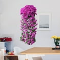 thumbnail image 3 of PATLOLLAV Artificial Hanging Flowers Violet, UV Resistant Fake Plastic Faux Flower Fabric Vine for Indoor Outdoor Garden Porch Eave Wedding Housewarming Wall Decor, 3 of 5