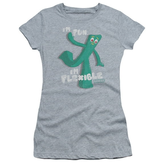 Gumby - Flex - Juniors Teen Girls Cap Sleeve Shirt - Small