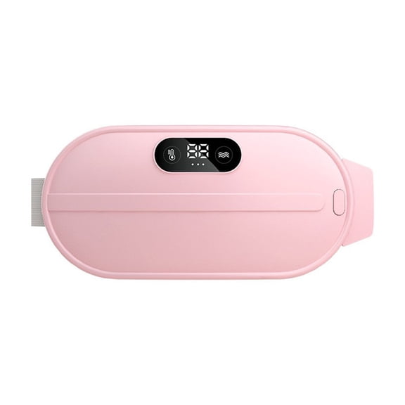 WNFJR Abdominal Massager with Heat Vibration Massage Device for Women USB Charging Abdominal Vibrator Portable Heated Massage Belt