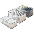 thumbnail image 3 of Fiudx Caja de Almacenamiento de Malla, Organizador de Armario Plegable, Diseño de Nailon Resistente, Solución de Almacenamiento Que Ahorra Espacio, Versátil para Cajones o Armarios, Fácil de Limpiar,, 3 of 7