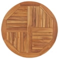 thumbnail image 1 of vidaXL Plateau de Table en Bois de Teck Massif Rond 2,5 cm 80 cm, 1 of 4