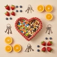 thumbnail image 3 of TACILIP Home Storage, 1PC Heart Shaped Hand Woven Paper Rope Storage Basket Household Storage Basket Fruit And Vegetable Basket Living Room Snack Tray Desktop Storage Basket, Gifts for Her, 3 of 4