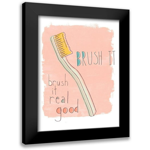 Vess, June Erica 12x14 Black Modern Framed Museum Art Print Titled - Potty Pun III