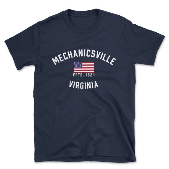 Mechanicsville Virginia Patriot Men's Cotton T-Shirt