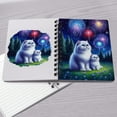 thumbnail image 4 of Happy New Year Exotic Shorthair Family Cheer Winter Midnight Firework Spiral Bound Journal Cat Lover Kitten Owner Gifts 5x7in Spiral Notebook - 02025, 4 of 5