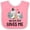 Pink and White, variant on Inktastic Zebra My Pop-pop Loves Me Boys or Girls Baby Bib