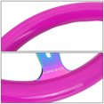 thumbnail image 2 of NRG Innovations NRG-ST-015MC-NPP NRG Innovations ST-015MC-NPP 350mm Neo Chrome Spoke Neon Purple Wood Grain Steering Wheel, 2 of 4