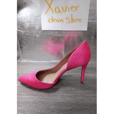 

INC International Concepts Women s Kenjay D Orsay Pumps - Hot Pink Bling 9M