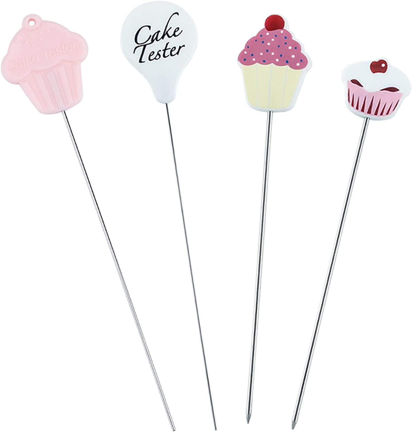 4 Pcs Cake Tester Set,Durable Stainless Steel Cake Tester Needle