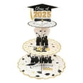 thumbnail image 2 of Graduation Cupcake Stands Graduation Hat Tiered Cupcake Display Holder For Graduation, 2 of 9